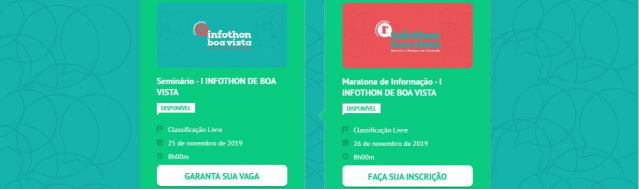  I INFOTHON DE BOA VISTA -Faça sua inscrição aqui