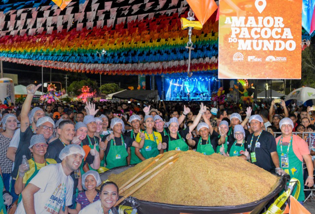 Comunicado - Maior paçoca do mundo será servida neste sábado