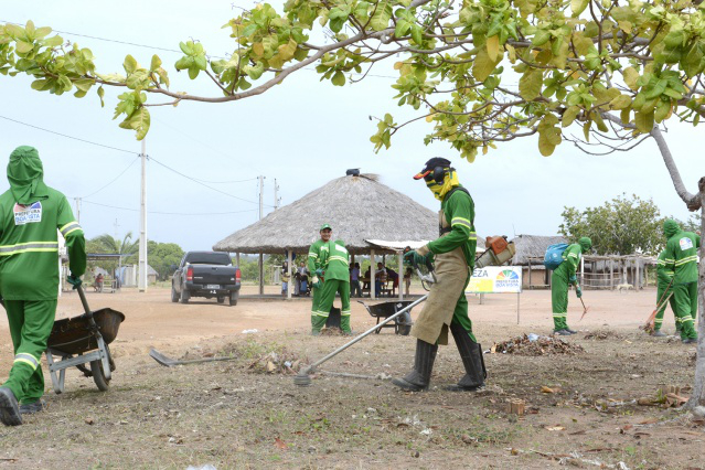 Mais da metade das comunidades indígenas de Boa Vista receberam serviços de limpeza