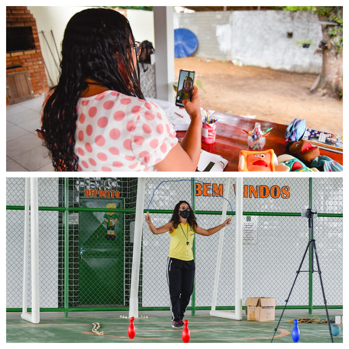 Ensino remoto - Em meio a pandemia, os profissionais têm se reinventado durante as aulas a distância