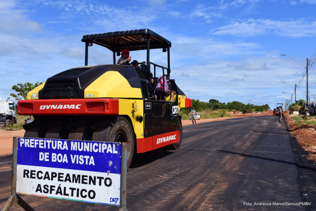 Infraestrutura  - Mais de 4 km de asfalto estão em execução no Cidade Universitária