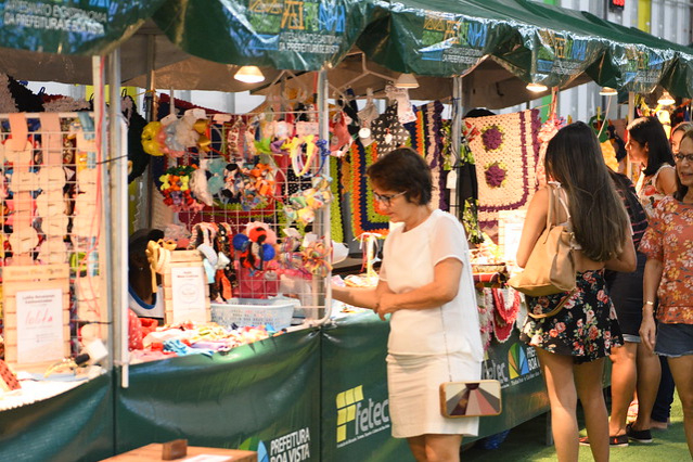 Feirinha reúne artesanato, gastronomia e artes para a criançada no Shopping Garden