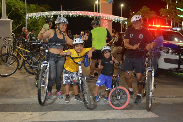 Passeio ciclístico reúne profissionais de segurança em momento de lazer   