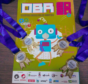 CCTI: Equipe “I, Robot” conquista medalhas em Olimpíada Brasileira de Robótica