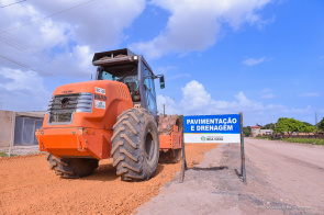 Senador Hélio Campos - Prefeitura inicia asfaltamento da avenida Raimundo Rodrigues Coelho