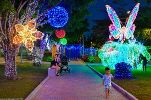 Imagens do Natal: Decoração natalina encanta moradores e turistas em Boa Vista