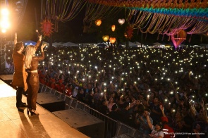 BVJunina2019  Banda Magníficos se apresenta no primeiro dia do arraial Boa Vista Junina