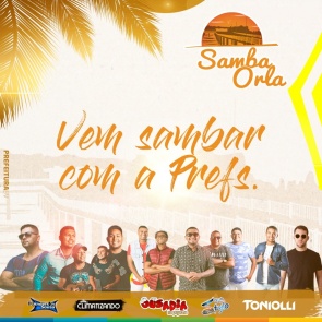 Convite - Prefeitura de Boa Vista promove 1º Samba Orla neste sábado