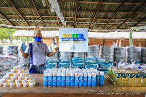 Projeto Bovinocultura - Prefeitura entrega insumos para incentivar a agropecuária na área indígena