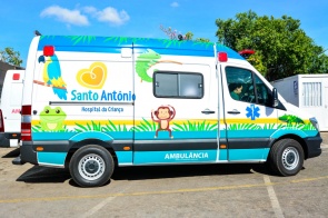 Crianças são atendidas com mais agilidade com nova ambulância