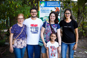 Bosque dos Papagaios atrai visitantes em busca da natureza, esporte e lazer 