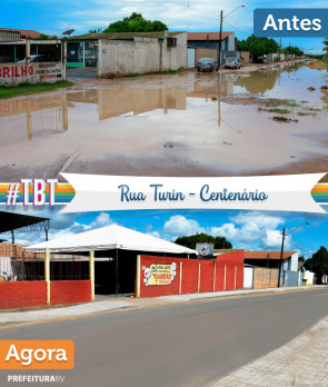 Rua Turin: Com novo asfalto, drenagem e calçada, pista está livre de alagamentos durante o inverno 