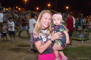 Prefeita Teresa Surita entrega mais uma cena da Selvinha Amazônica na Praça do bairro Caranã