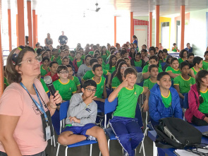 União pelos animais - Alunos de Boa Vista recebem orientações sobre cuidados com bichinhos de estimação