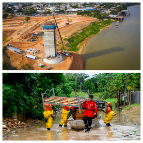 Cheia do Rio Branco - Sem o Parque do Rio Branco, famílias já estariam sendo retiradas de suas casas