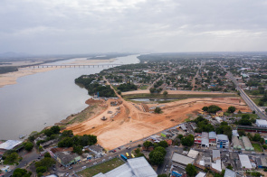 Parque do Rio Branco - Obras avançam e mudam realidade da área central de Boa Vista