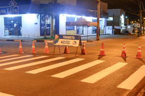 Sinalização Horizontal - Boa Vista já recebeu mais de 18.000 m² em pintura de faixas