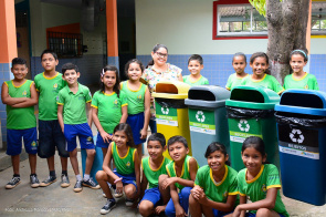 Escolas municipais fazem coleta seletiva, melhoram o meio ambiente e ajudam a gerar renda em Boa Vista