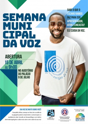 CONVITE: Prefeitura promove Semana Municipal da Voz a partir de segunda-feira