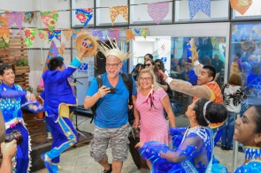 Quadrilheiros levam toda a alegria do Boa Vista Junina ao Aeroporto Internacional