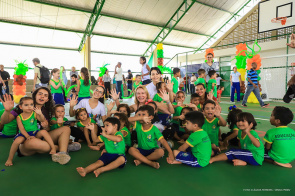 Prefeita Teresa Surita entrega quadras poliesportivas a três escolas municipais de Boa Vista 