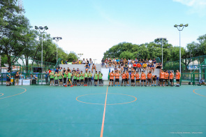 Praça Capitão Clóvis recebe primeiro evento esportivo depois da reforma