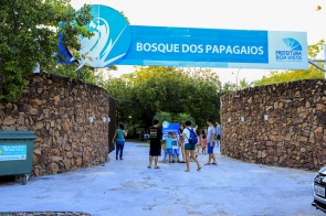 Comunicado - Horário de visitação no Bosque dos Papagaios será até às 14h nesta sexta-feira