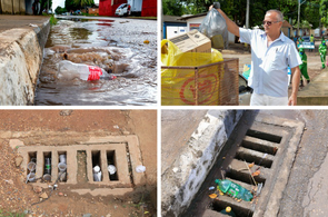 Lixo jogado nas ruas causa danos à cidade, ao meio ambiente e à população