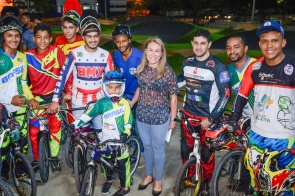 Complexo Ayrton Senna - Prefeita Teresa Surita entrega pista de bicicross totalmente reestruturada