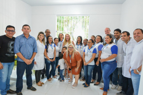 Prefeita reinaugura posto de saúde do Raiar do Sol