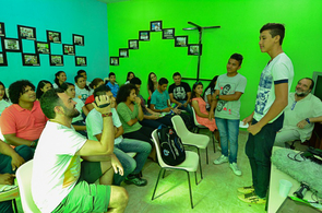 Câmera na mão! Integrantes de projetos sociais da prefeitura produzem curta-metragem em oficina