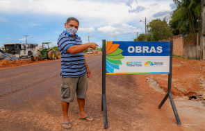 Avenida dos Trabalhadores - Melhoria de vida e valorização de imóveis são garantidas graças às obras de infraestrutura da prefeitura