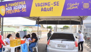 Comunicado - Vacinação contra covid-19 será disponibilizada no sábado, 27, nos cinco pontos da cidade