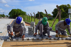 Infraestrutura -  Ruas Pernambuco e Rio Grande dos Sul, no Bairro dos Estados, recebem obras de calçadas, drenagem e ciclovia