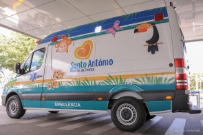 Hospital da Criança recebe nova ambulância para maior eficiência no transporte de pacientes
