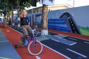 Maio Amarelo - Educação no trânsito é tema de projeto em escola municipal