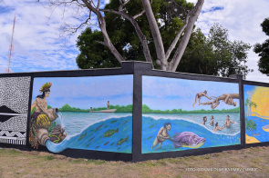 Parque do Rio Branco - Galeria a céu aberto expõe 35 obras de artistas que exaltam a história e cultura de Boa Vista