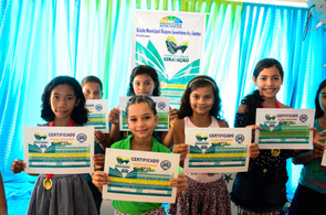 Alunos da Escola Municipal Rujane Severiano recebem premiação do MPRR