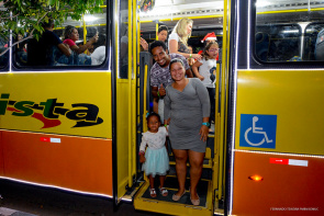 Mais de 2 mil pessoas participaram dos passeios do Trenóbus