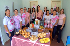 Outubro Rosa - Servidoras da Saúde participam de programação especial de prevenção ao câncer de mama