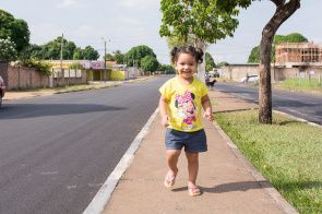 Obra de reconstrução da avenida Nossa Senhora da Consolata encanta e muda rotina de crianças