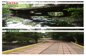 Antes e depois: Prefeitura reforma pontes da área rural de Boa Vista