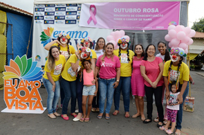 Outubro Rosa  Prefeitura de Boa Vista promove ações para sensibilizar mulheres sobre o câncer de mama