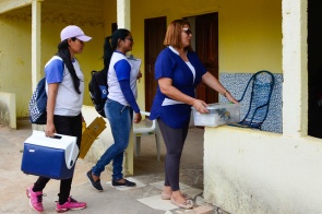 Equipes de Saúde vão às casas vacinar a população contra a gripe  
