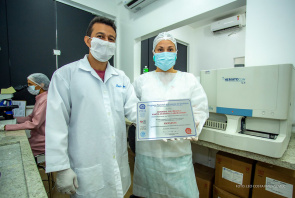 4°ano consecutivo - Laboratório do Hospital da Criança Santo Antônio recebe certificação na qualidade dos exames
