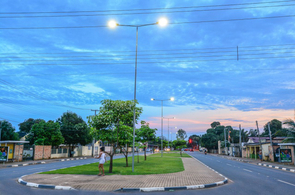 Caranã:  Avenida Parimé Brasil recebe novo circuito de iluminação