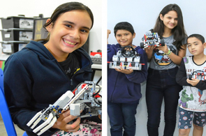 CCTI - Meninas conquistam espaço no curso de Robótica Educacional