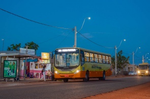 100% LED - Pedra Pintada é contemplada com sistema moderno de iluminação