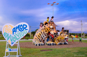 Praça do Pérola ganha exemplares da Selvinha Amazônica