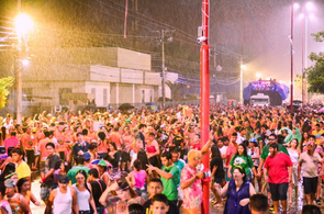 Um banho de diversão: Carnaval 2016 levou folião de todas as idades para a avenida até debaixo d'água
